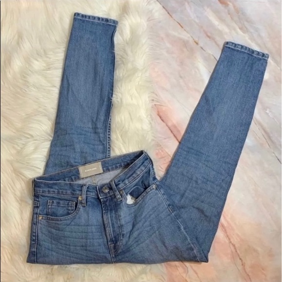 Everlane High Rise Skinny Jean Ankle Jean - Picture 4 of 8